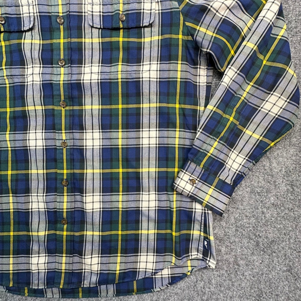 Vineyard Vines Performance Crosby Shirt Mens L Blue Green Plaid Slim Fit‎ - Picture 6 of 15